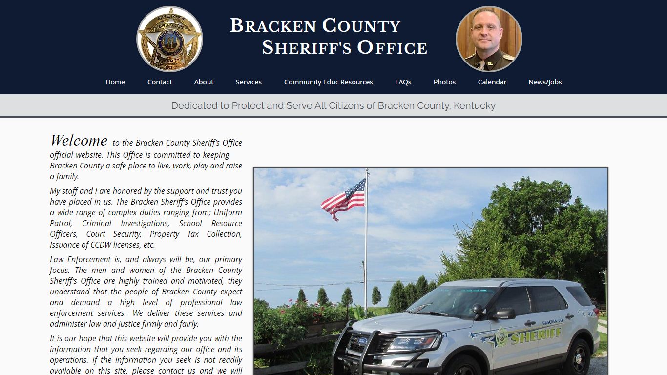 Bracken County Sheriff Department | sheriff department in bracken ...